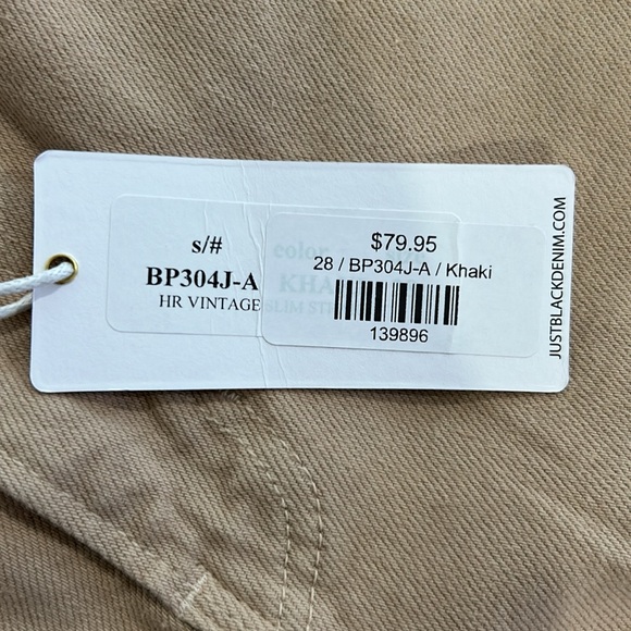 Just Black Denim Jeans, Size 28 - Picture 7 of 7